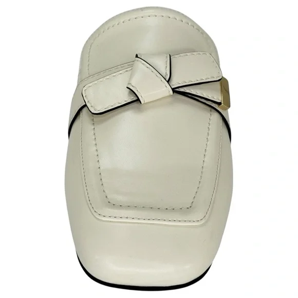 Alfani Parvani Bone Faux Leather Womens Flat Mules Size 10M - Picture 7 of 13